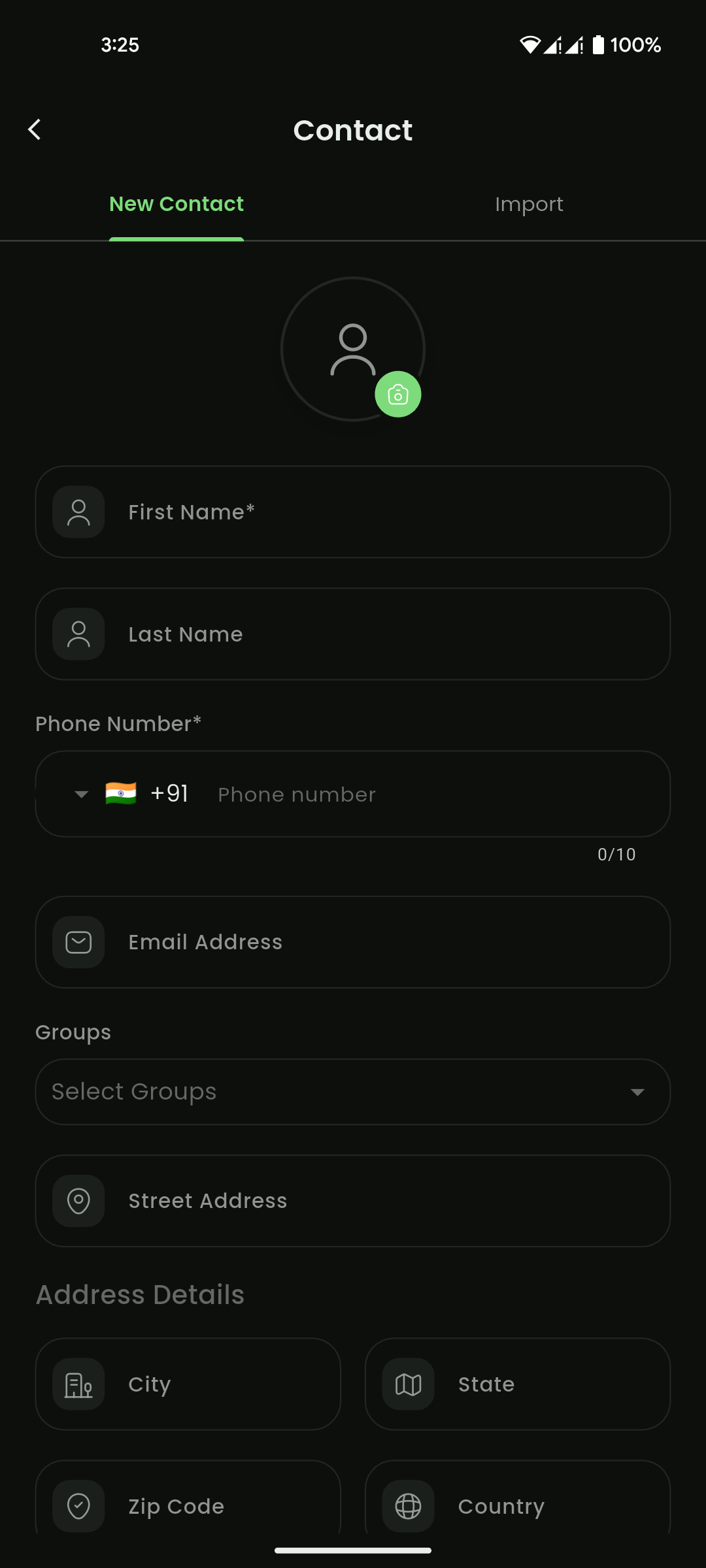 Add contact form