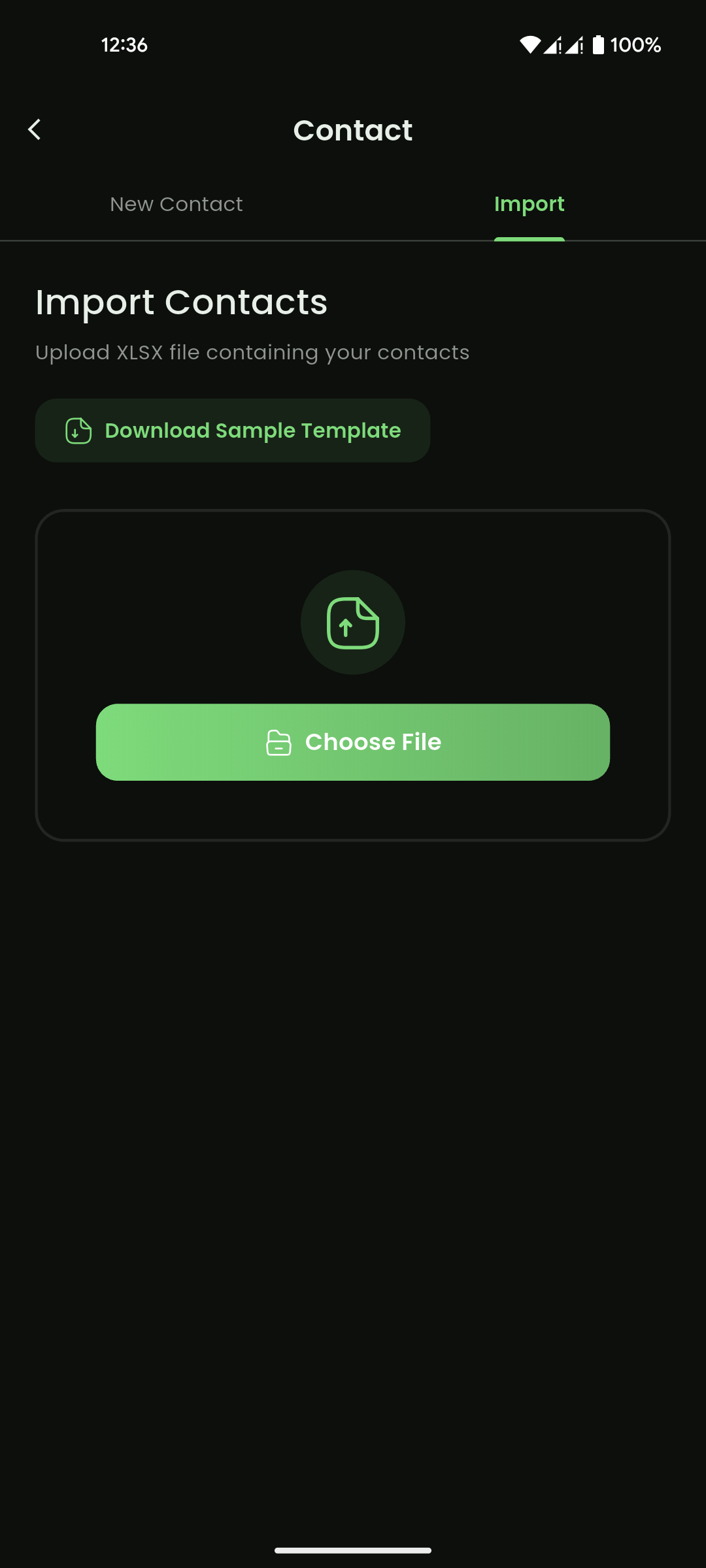 Add contact import