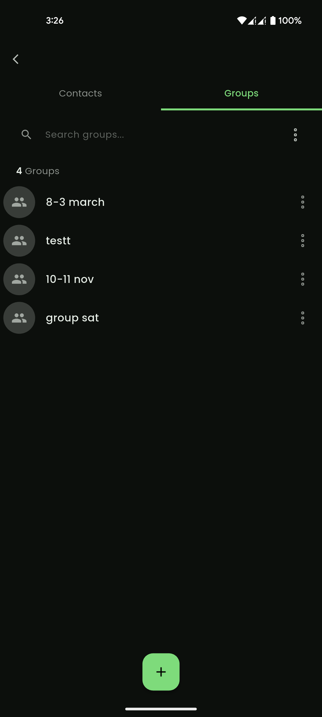 Add group form